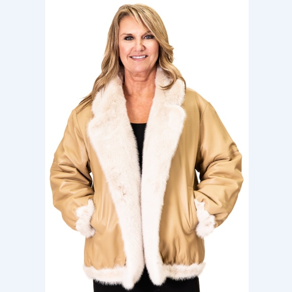 A.J. Ugent Furs Jackets & Blazers - SOLD Reversible Mink Fur Jkt; rvs to Lamb Leather
